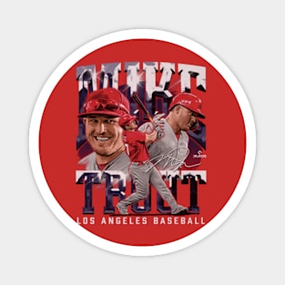 Mike Trout Los Angeles A Vintage Magnet